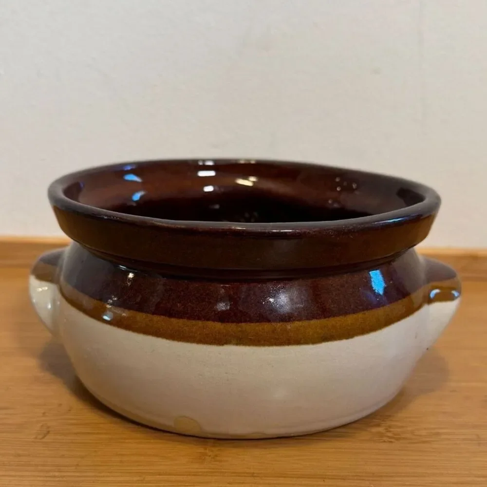 USA Vintage Robinson Ransbottom RRP Co Roseville Ohio #121-Z Stoneware Bowl 7